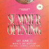 Elegant Summer Opening Flyer