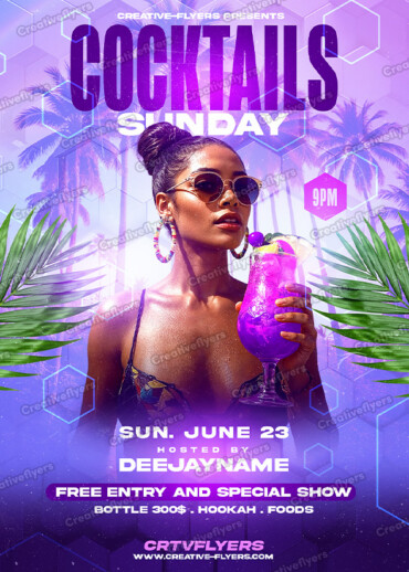 Summer Digital Flyer Creation