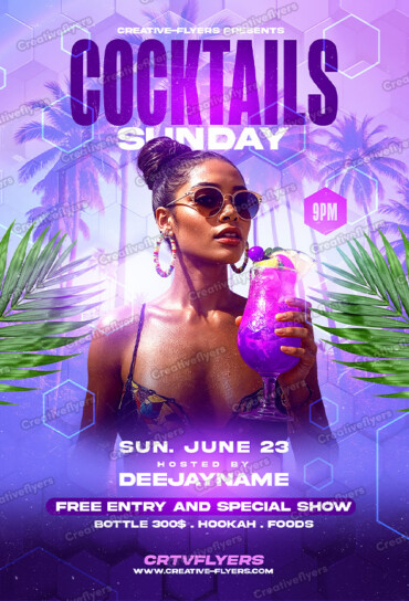 Summer Digital Flyer Creation