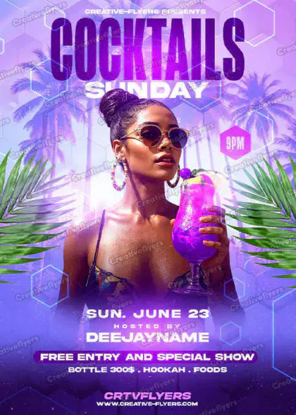 Summer Digital Flyer Creation