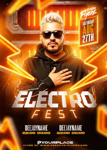 Bold Electro Party Design