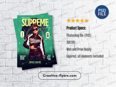 Futuristic Urban Nightlife Flyer (6) Futuristic Urban Nightlife Creation