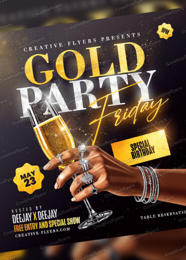 Champagne-Inspired Glam Design