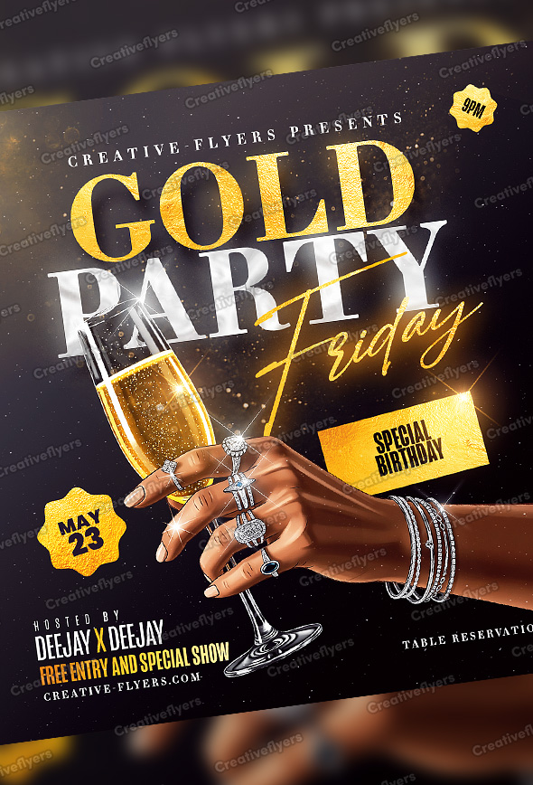 Champagne-Inspired Glam Design