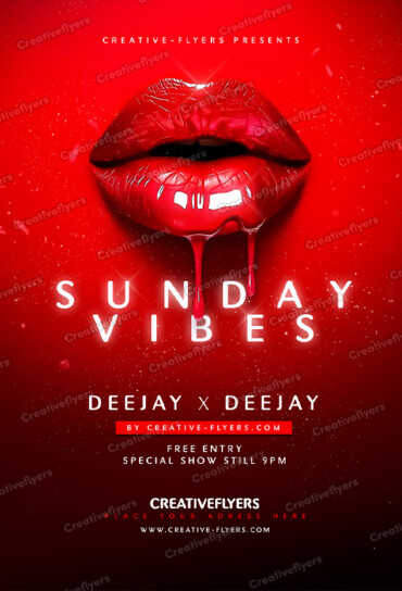 Red Mood Digital Flyer