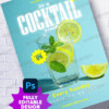 Cocktail template to download