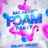 Immersive foam Party Poster