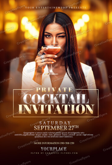 Chic Private Event Flyer
