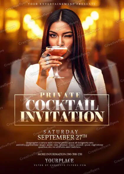 Chic Private Event Flyer