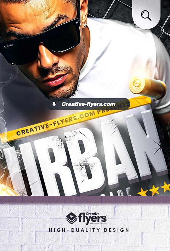 Urban flyer template