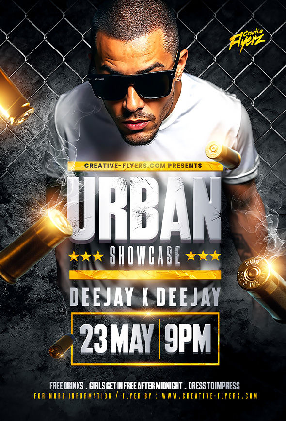 Urban flyer template