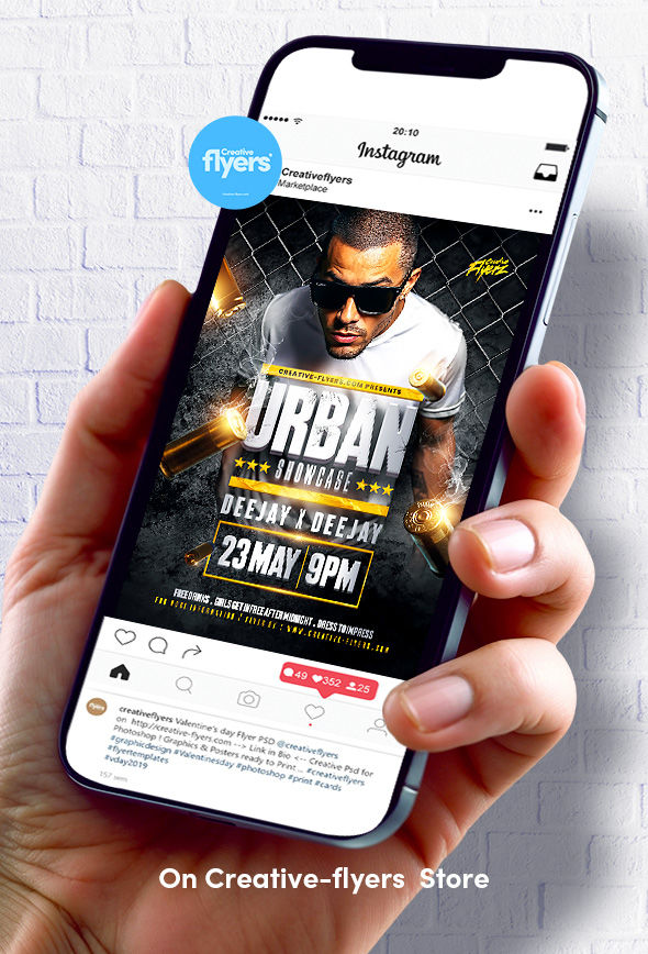 Urban flyer template