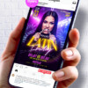 Vibrant Latin party flyer