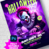 Creepy Clown Party Flyer