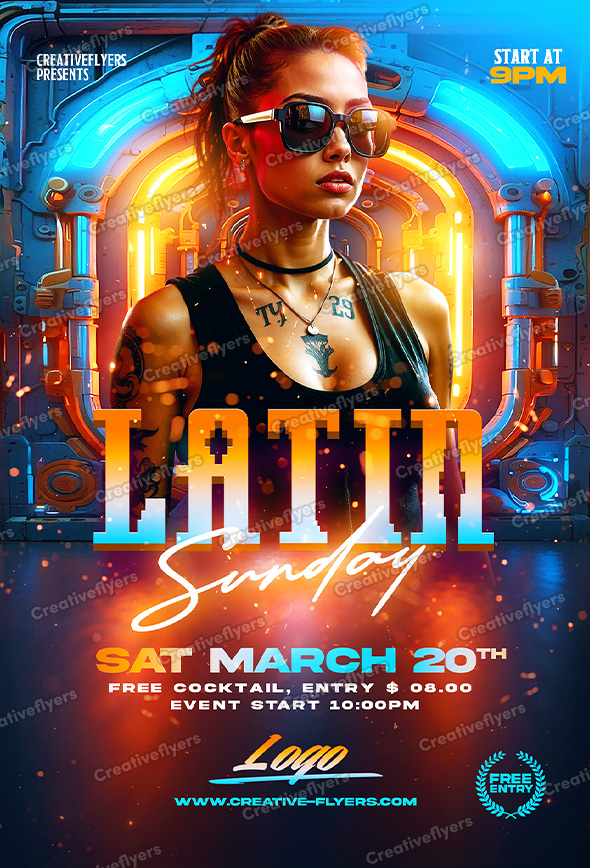 Urban and modern Flyer to edit