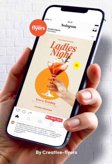 Elegant Ladies Night Design (4) Minimal Cocktail Flyer Art