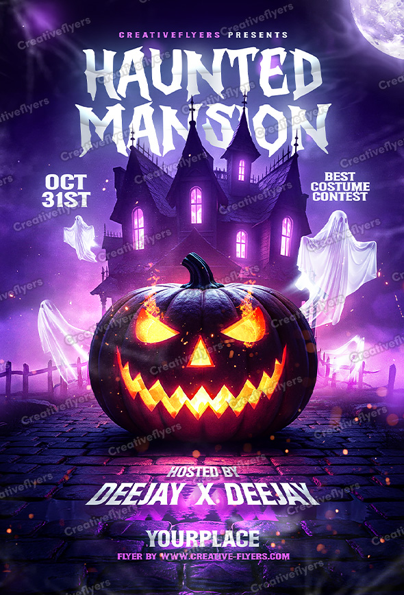 Spooky Night Digital Artwork