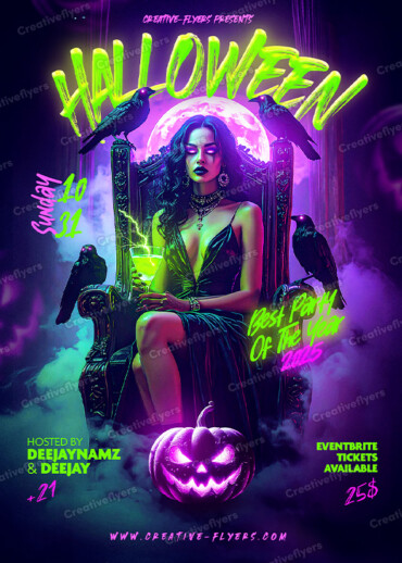 Glamorous Gothic Flyer Concept