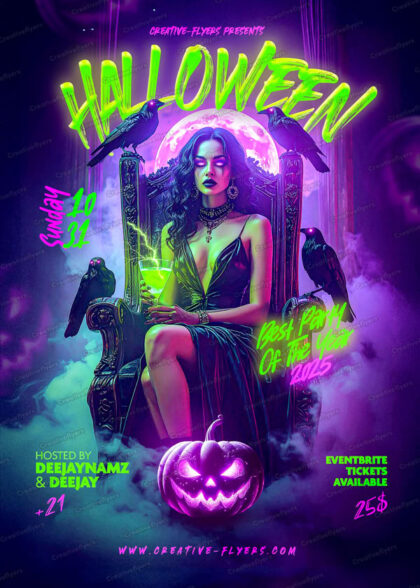 Glamorous Gothic Flyer Concept