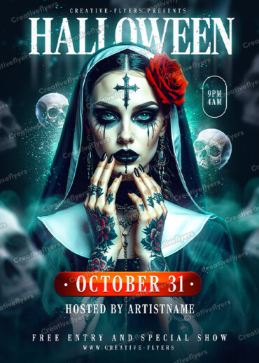 Gothic Halloween design to download