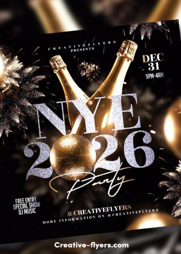 Golden New Year's Eve Design