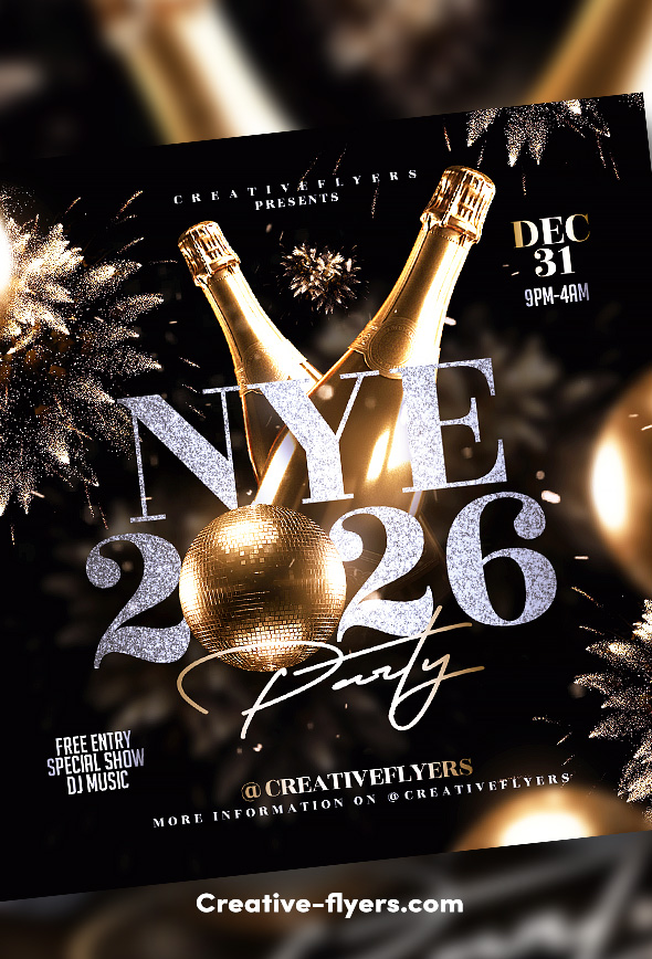 Golden New Year's Eve Design