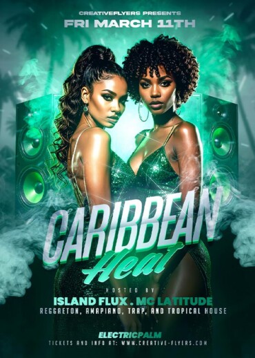 Tropical Nightclub Flyer Design