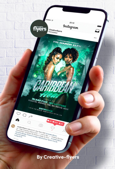 Caribbean Flyer Template (3) Tropical Nightclub Flyer Design