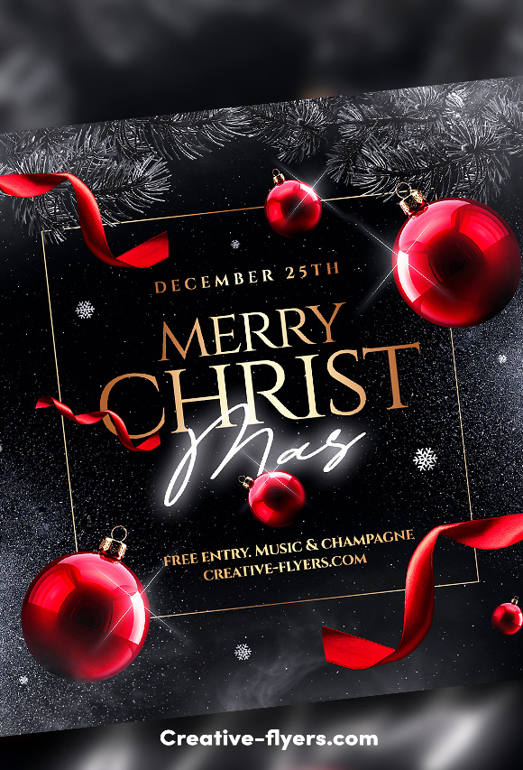 Luxury Holiday Event flyer