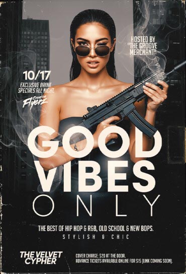 Hip Hop an Rnb Psd Flyer