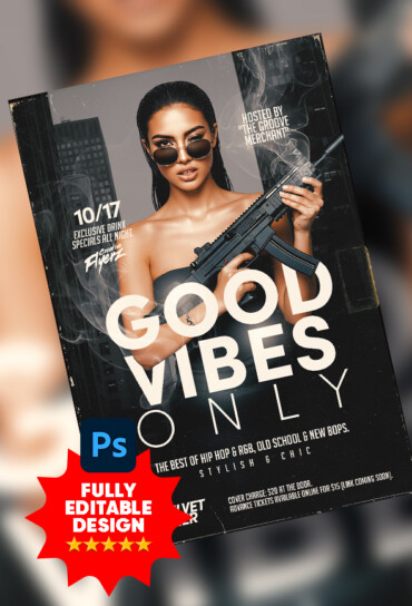 Hip Hop an Rnb Psd Flyer