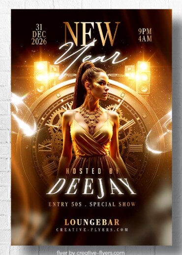 Golden Night Party Design