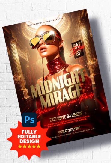 Photoshop Nightlife Flyer (2) Crafting a Luxury Event Vibe.