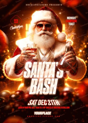 VIP Santa Bash Flyer