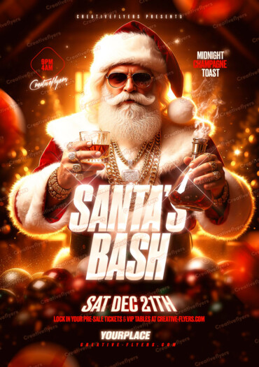 VIP Santa Bash Flyer