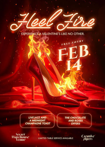 editable Valentine's Flyer Template