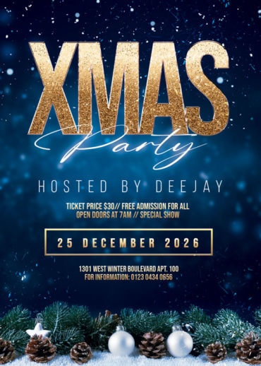 Christmas PSD flyer
