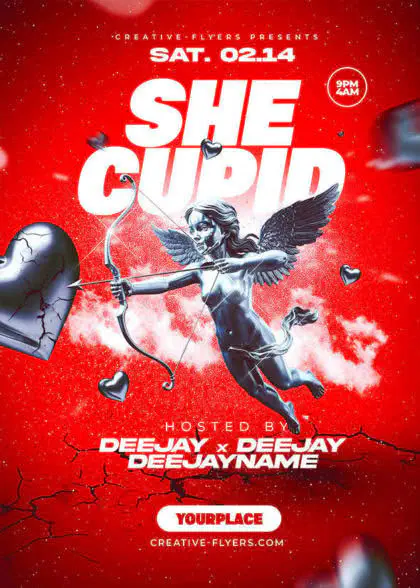 Editable Flyer for High-Energy Club Nights