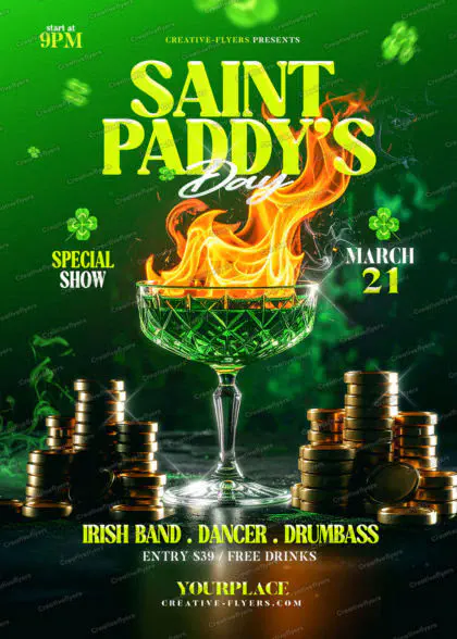 Premium Saint Paddy’s Nightclub Graphics
