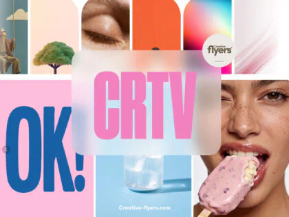 Colorful and creative banner for the ultimate professional flyer design guide on Creative-Flyers.com
